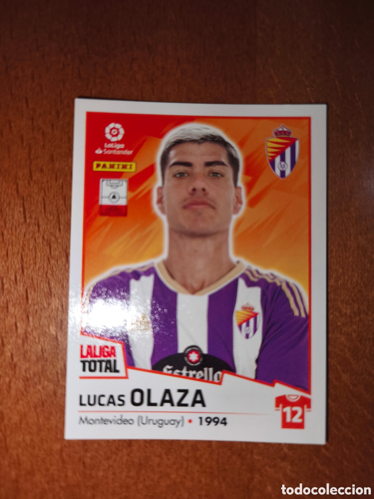 Cartes &agrave; collectionner de Football: Olaza n&deg;407 laliga total 22/23 Real Valladolid