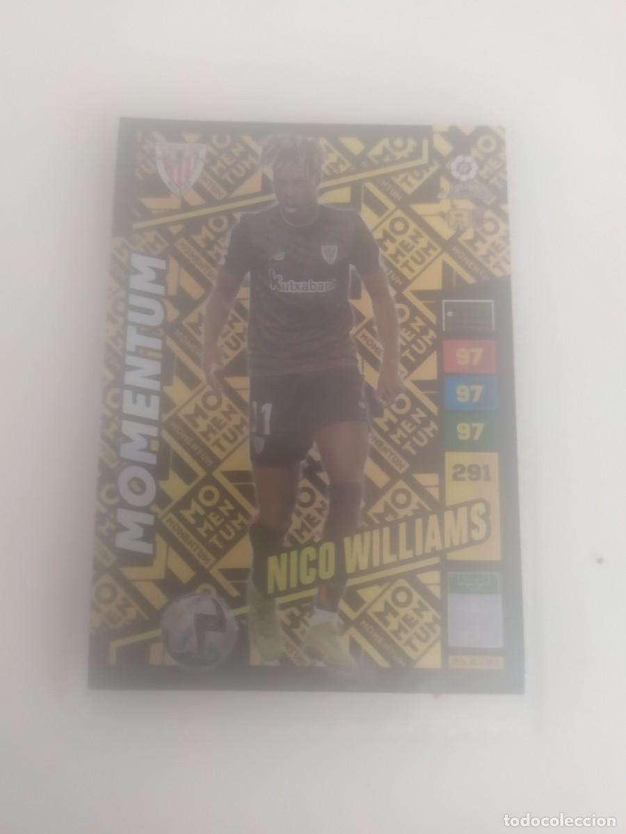 Football Stickers: NICO WILLIAMS MOMENTUM ADRENALYN 2022-23 22-23