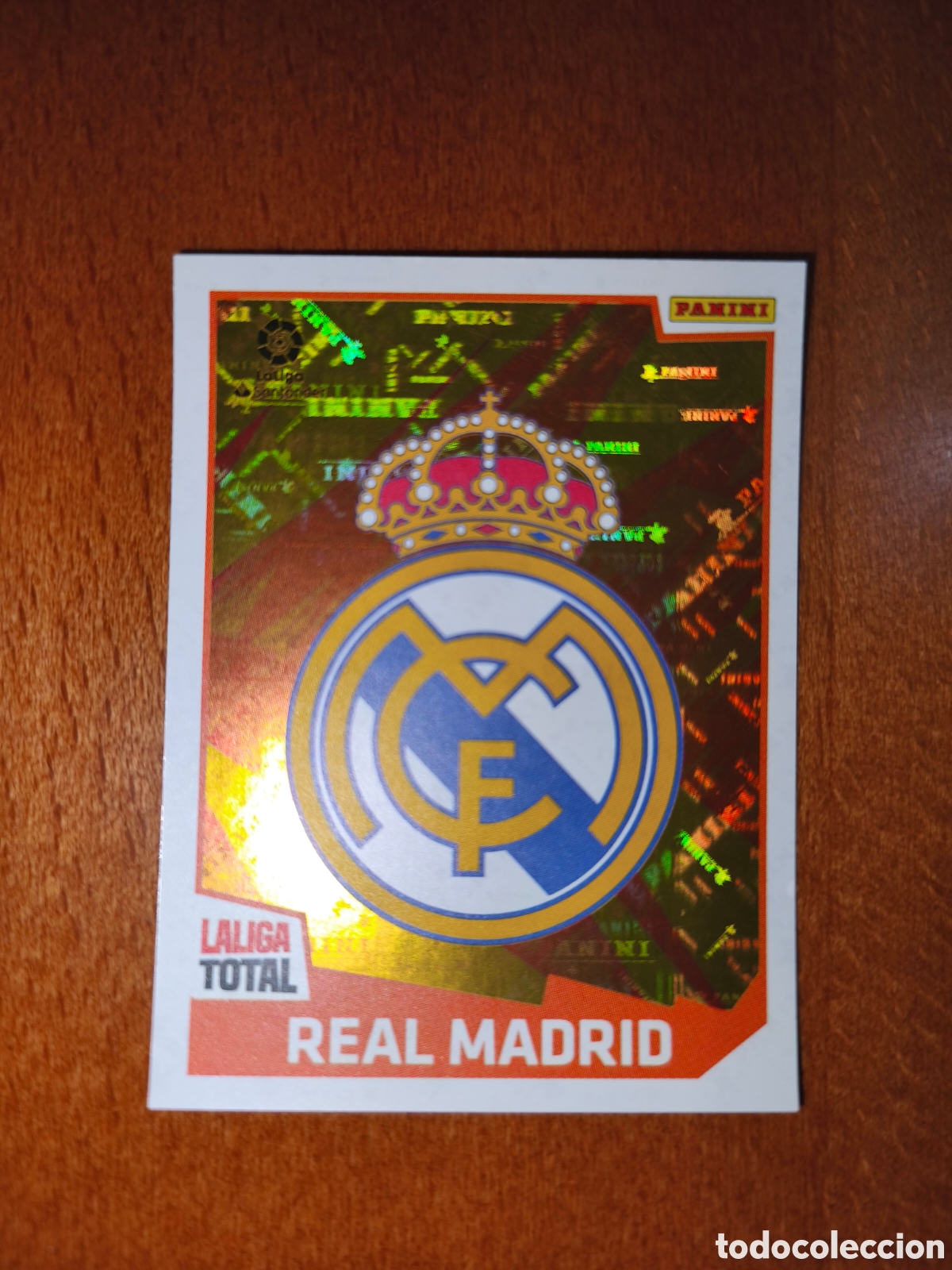 Figurine di Calcio: Escudo Real Madrid n&deg;244 laliga total 22/23
