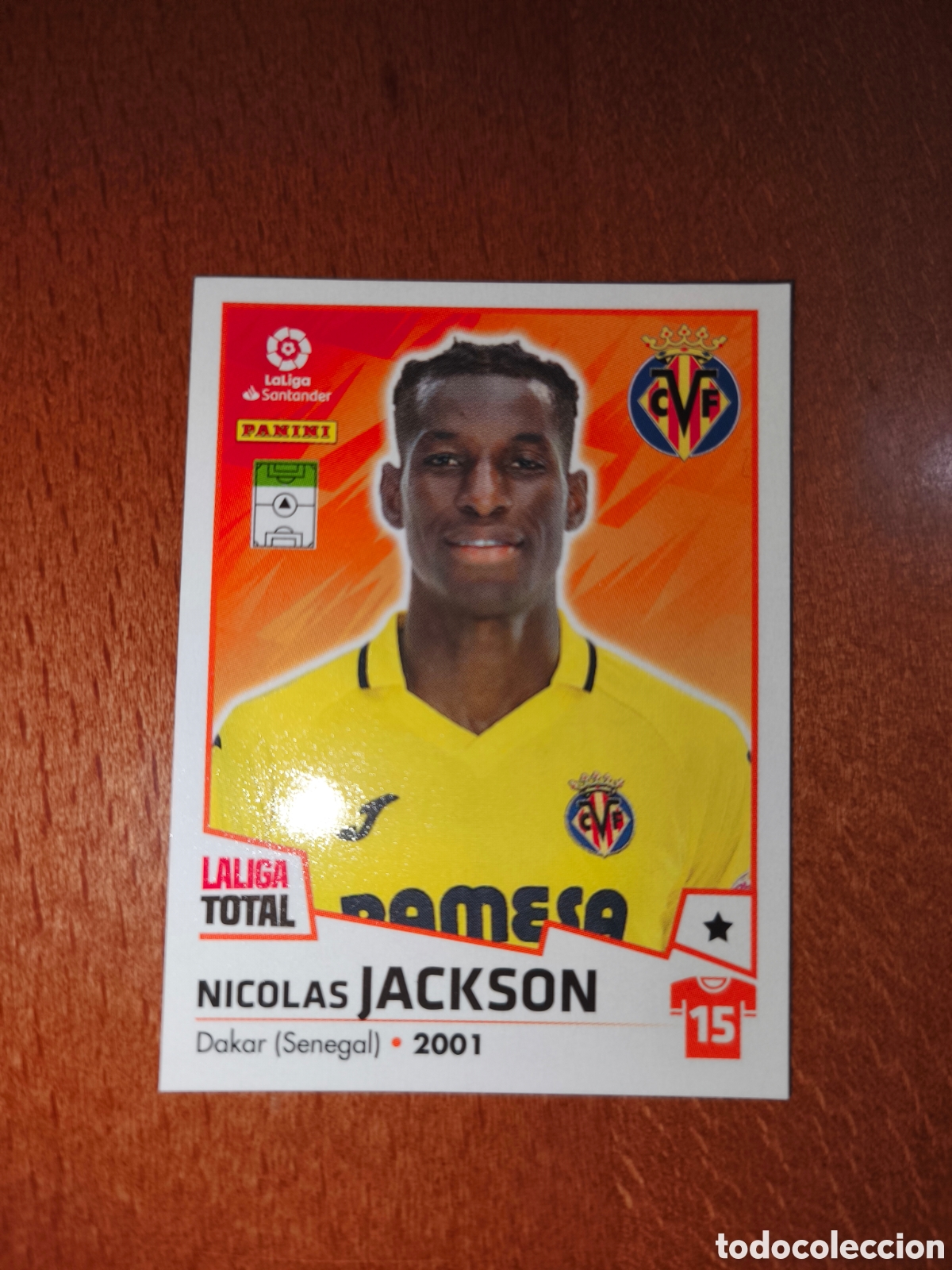 Fu&szlig;ball-Sticker: Jackson n&deg;440 laliga total 22/23 Villarreal