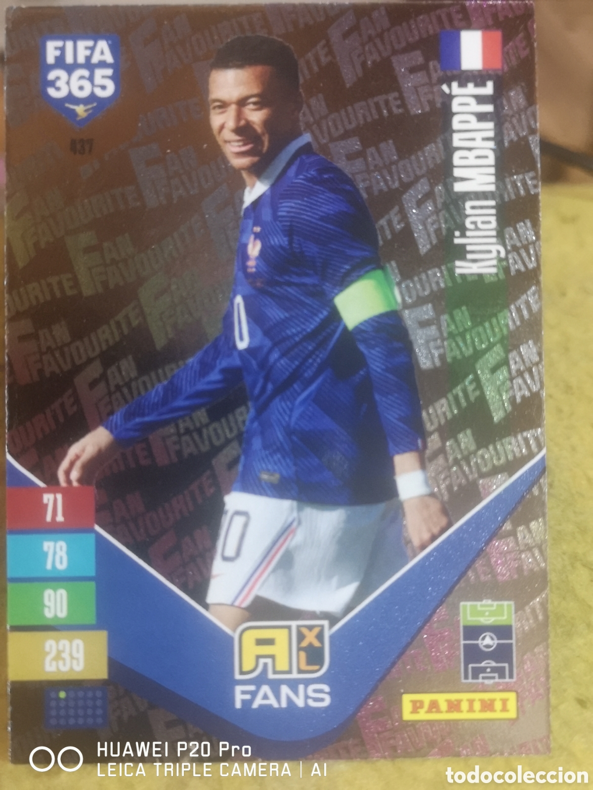 Fu&szlig;ball-Sticker: ADRENALYN FIFA 365 2027 FANS PARALELA MBAPPE 437 - FRANCIA