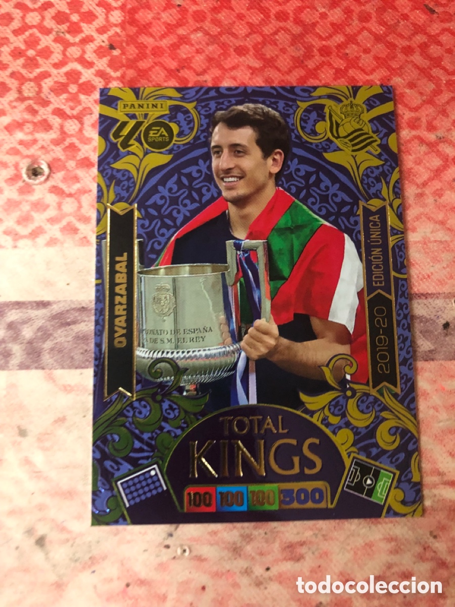 Figurine di Calcio: adrenalyn xl 2025 2026 TOTAL KING - EDICION UNICA - OYARZABAL - REAL SOCIEDAD - 2019/20