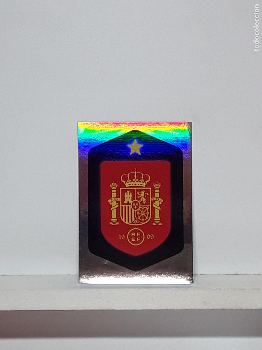Figurine di Calcio: MUNDIAL 2026 EEUU CANADA MEXICO CARREFOUR SELECCION ESPA&Ntilde;OLA ALBUM PANINI ESPA&Ntilde;A N 1 ESCUDO LOGO