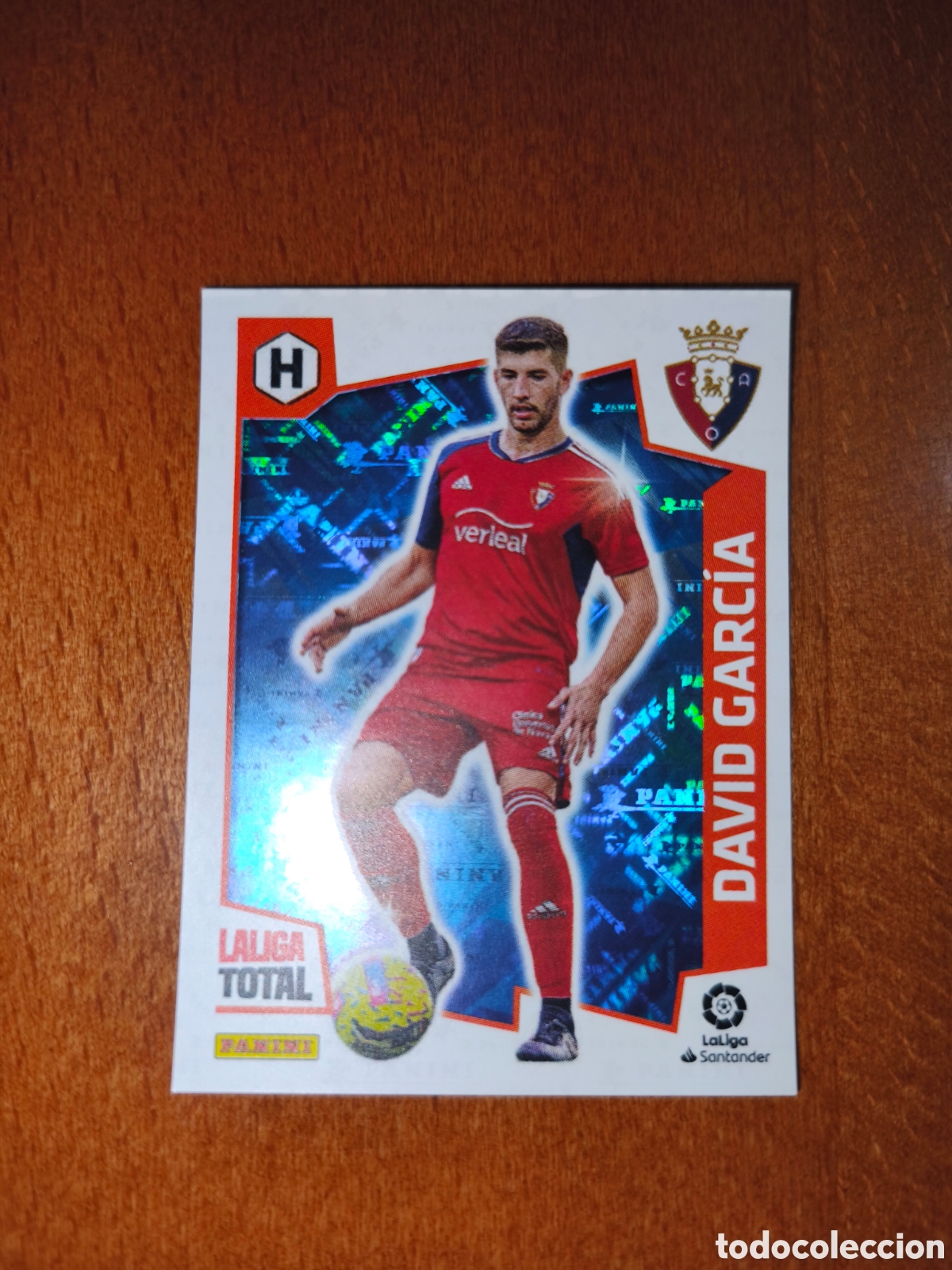Figurine di Calcio: David Garc&iacute;a n&deg;448 H&Eacute;ROES laliga total 22/23 Osasuna