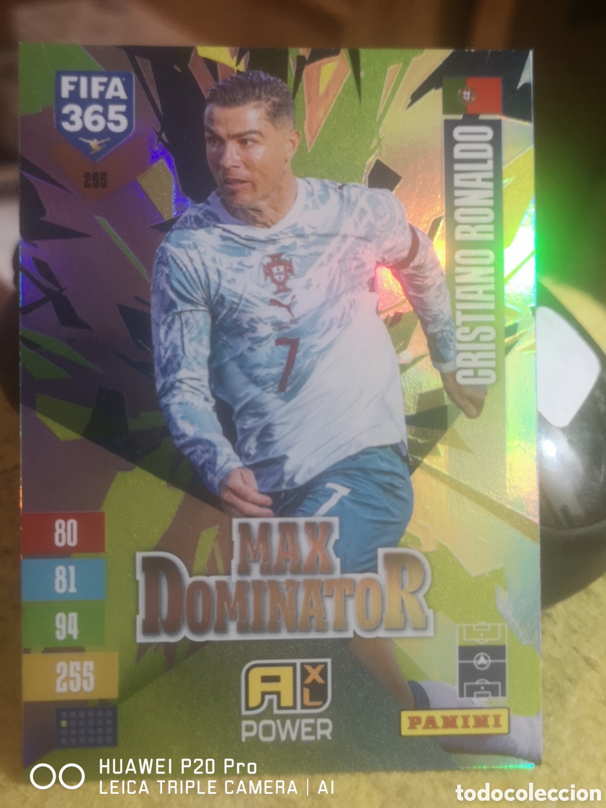 Fu&szlig;ball-Sticker: ADRENALYN 2027 FIFA 365 MAX DOMINATOR CRISTIANO RONALDO 295 - PORTUGAL