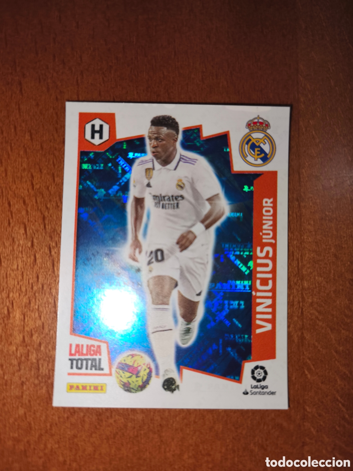 Cromos de Futebol: Vinicius n&deg;462 H&Eacute;ROES laliga total 22/23 Real Madrid