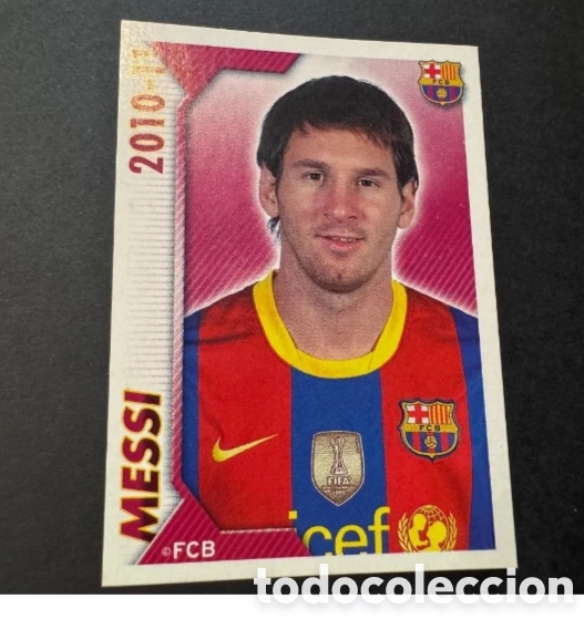 Cromos de f&uacute;tbol: MESSI CROMO F&Uacute;TBOL FC BARCELONA 2010-2011 EDITORIAL PANINI -NUNCA PEGADO