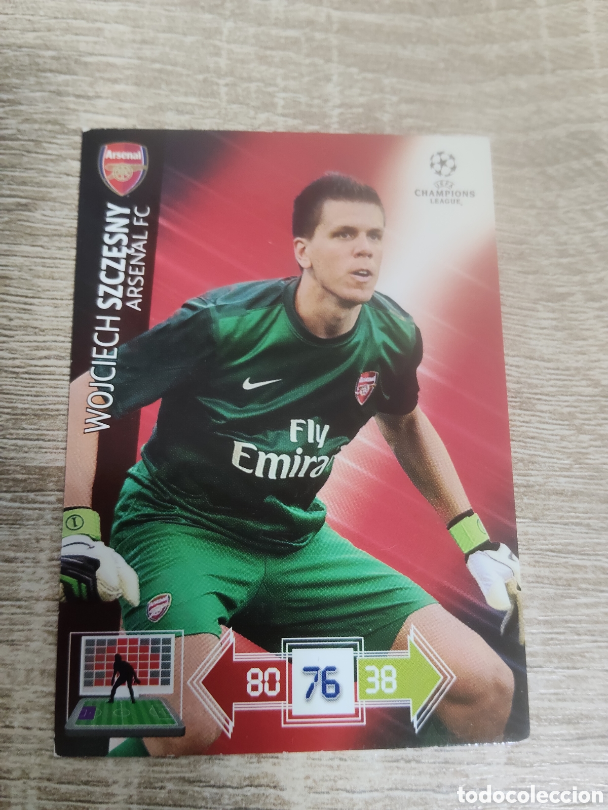Cromos de f&uacute;tbol: Panini Adrenalyn champions league 2012 2013 12 13 Wojciech Szczesny Arsenal