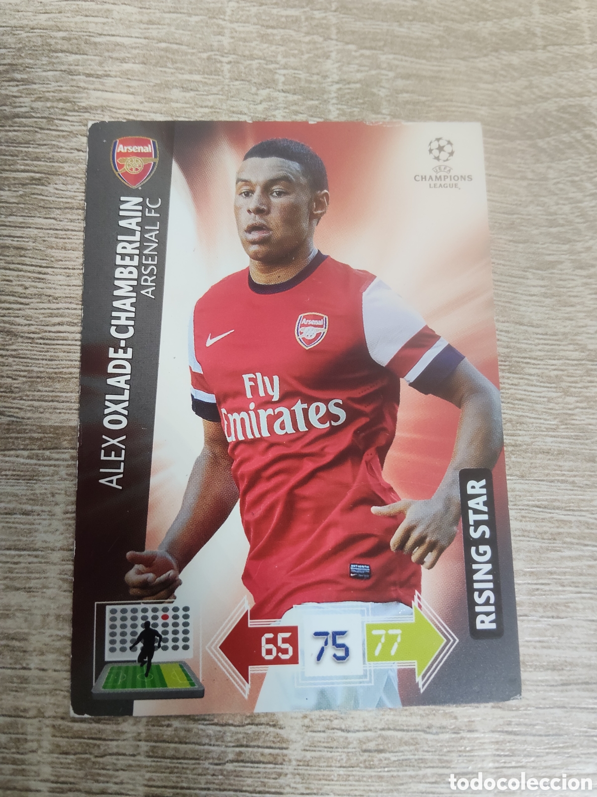 Cromos de f&uacute;tbol: Panini Adrenalyn champions league 2012 2013 12 13 Alex Oxlade-Chamberlain Arsenal