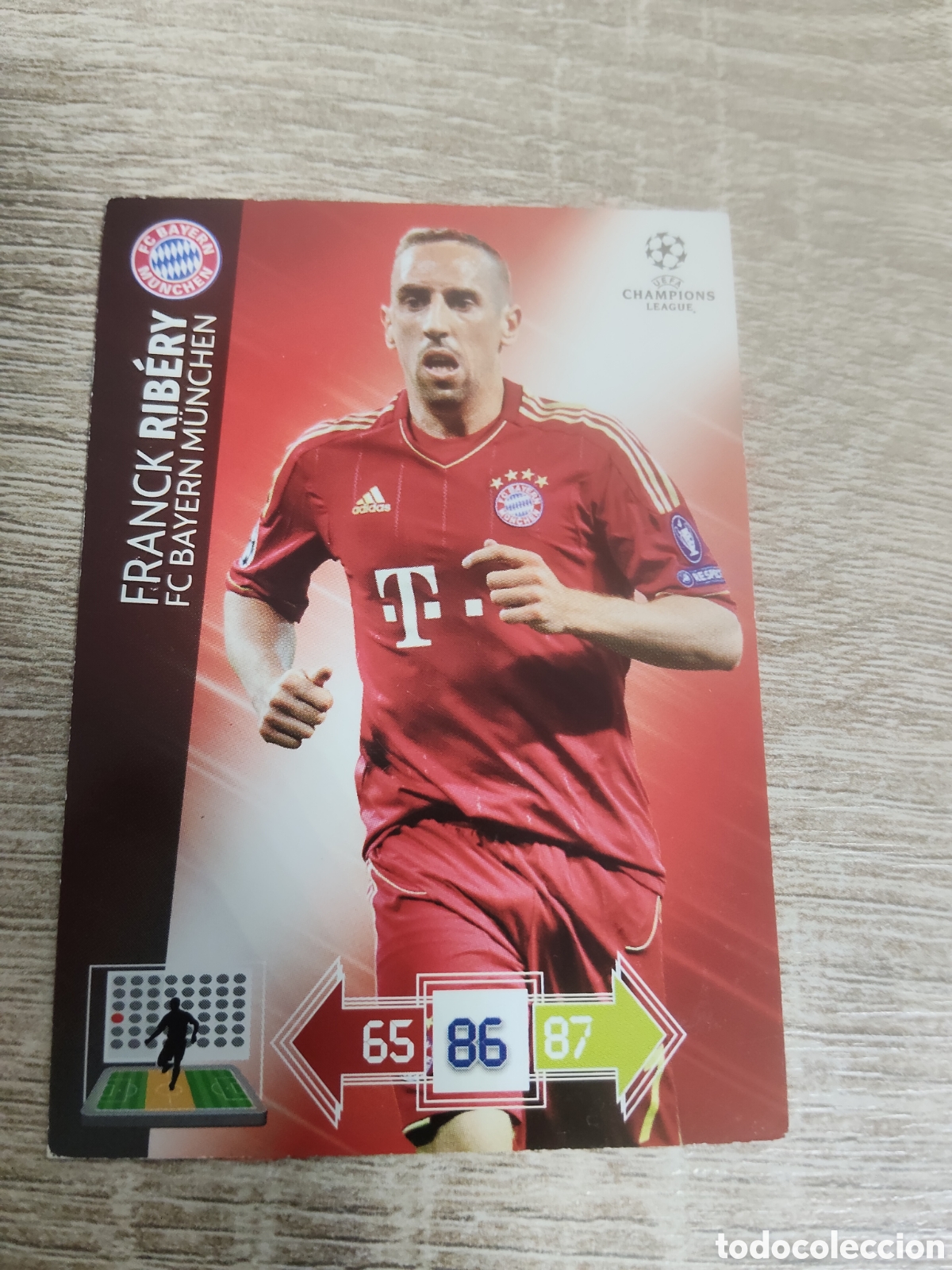 Cromos de f&uacute;tbol: Panini Adrenalyn champions league 2012 2013 12 13 Franck Ribery Bayern de Munich