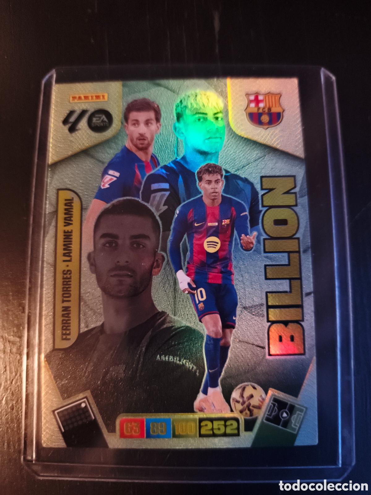 Cromos de f&uacute;tbol: BILLION LAMINE YAMAL FERRAN TORRES