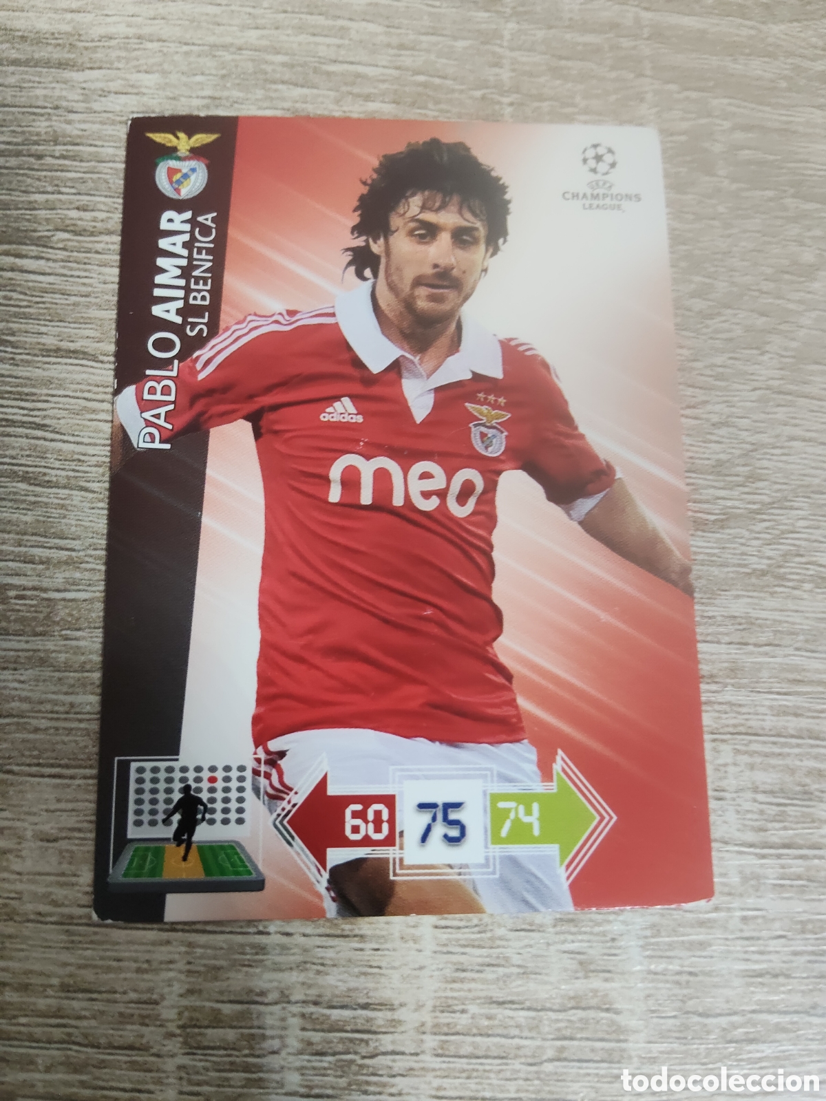 Football Stickers: Panini Adrenalyn champions league 2012 2013 12 13 Pablo Aimar Benfica