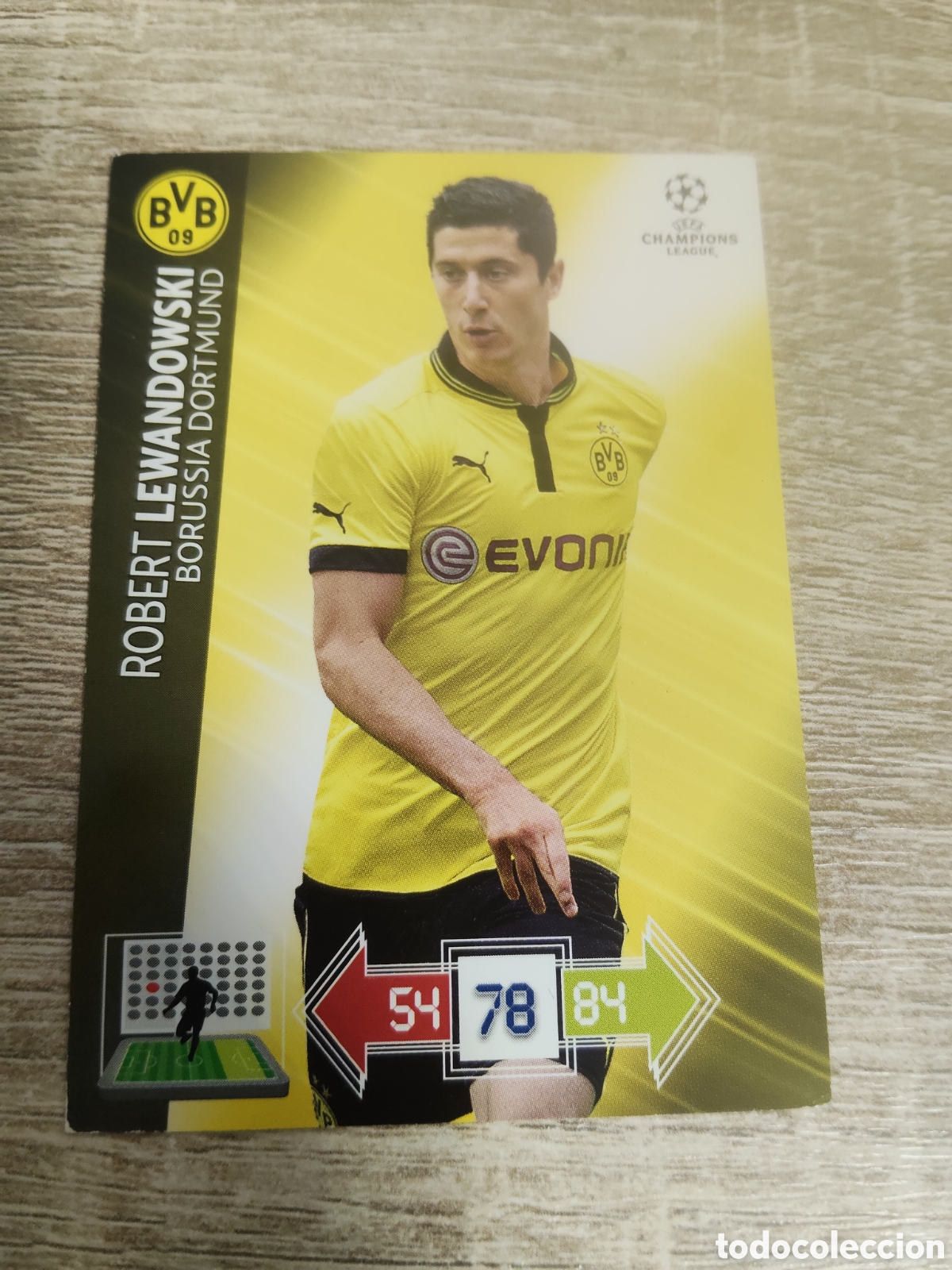 Figurine di Calcio: Panini Adrenalyn champions league 2012 2013 12 13 Robert Lewandowski Borussia Dortmund