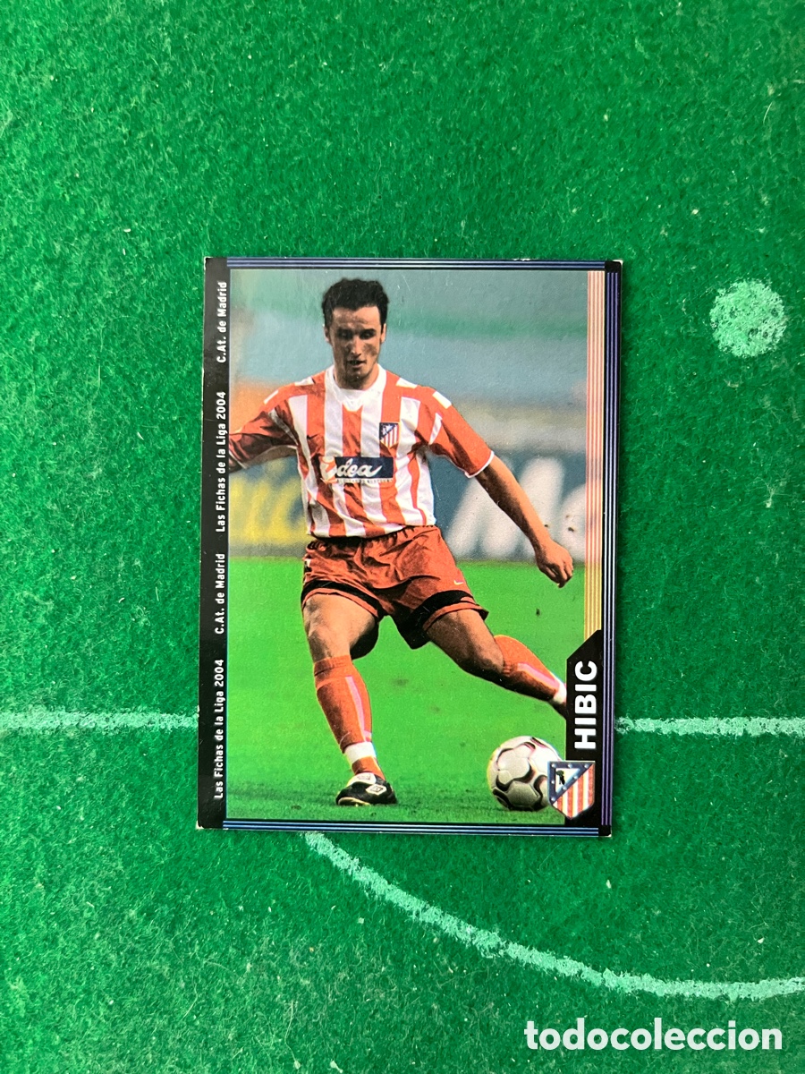 Figurine di Calcio: 305 HIBIC ATL&Eacute;TICO DE MADRID LAS FICHAS DE LA LIGA 2003 2004 MUNDICROMO