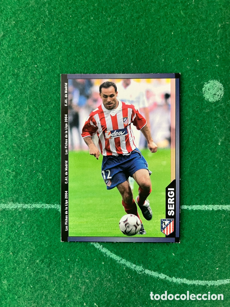 Fu&szlig;ball-Sticker: 307 SERGI ATL&Eacute;TICO DE MADRID LAS FICHAS DE LA LIGA 2003 2004 MUNDICROMO