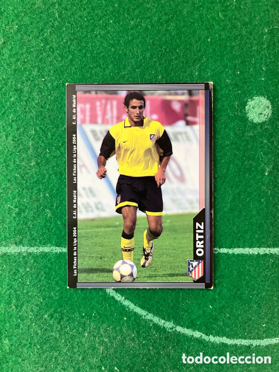 Fu&szlig;ball-Sticker: 309 ORTIZ ATL&Eacute;TICO DE MADRID LAS FICHAS DE LA LIGA 2003 2004 MUNDICROMO
