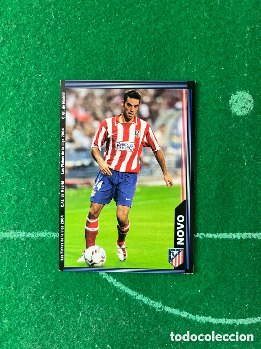 Fu&szlig;ball-Sticker: 310 NOVO ATL&Eacute;TICO DE MADRID LAS FICHAS DE LA LIGA 2003 2004 MUNDICROMO