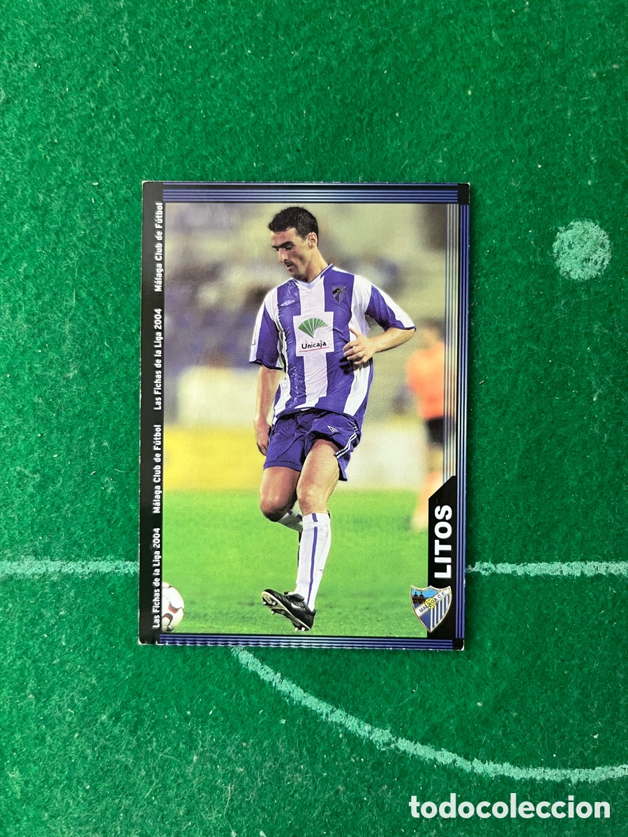 Fu&szlig;ball-Sticker: 332 LITOS MALAGA LAS FICHAS DE LA LIGA 2003 2004 MUNDICROMO