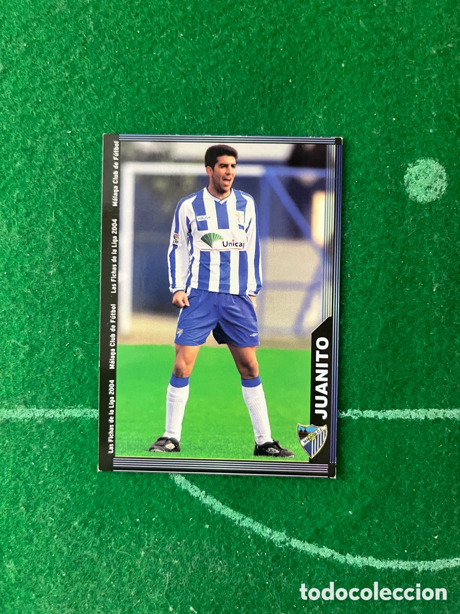 Cromos de Futebol: 337 JUANITO MALAGA LAS FICHAS DE LA LIGA 2003 2004 MUNDICROMO