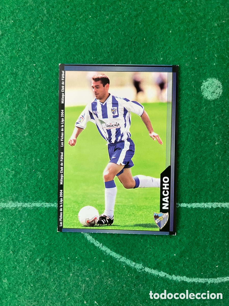 Cromos de Futebol: 339 NACHO MALAGA LAS FICHAS DE LA LIGA 2003 2004 MUNDICROMO