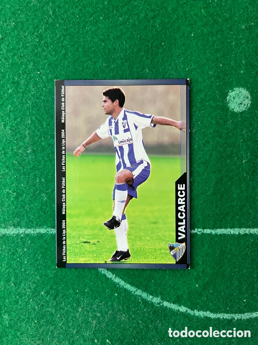 Cartes &agrave; collectionner de Football: 340 VALCARCE MALAGA LAS FICHAS DE LA LIGA 2003 2004 MUNDICROMO
