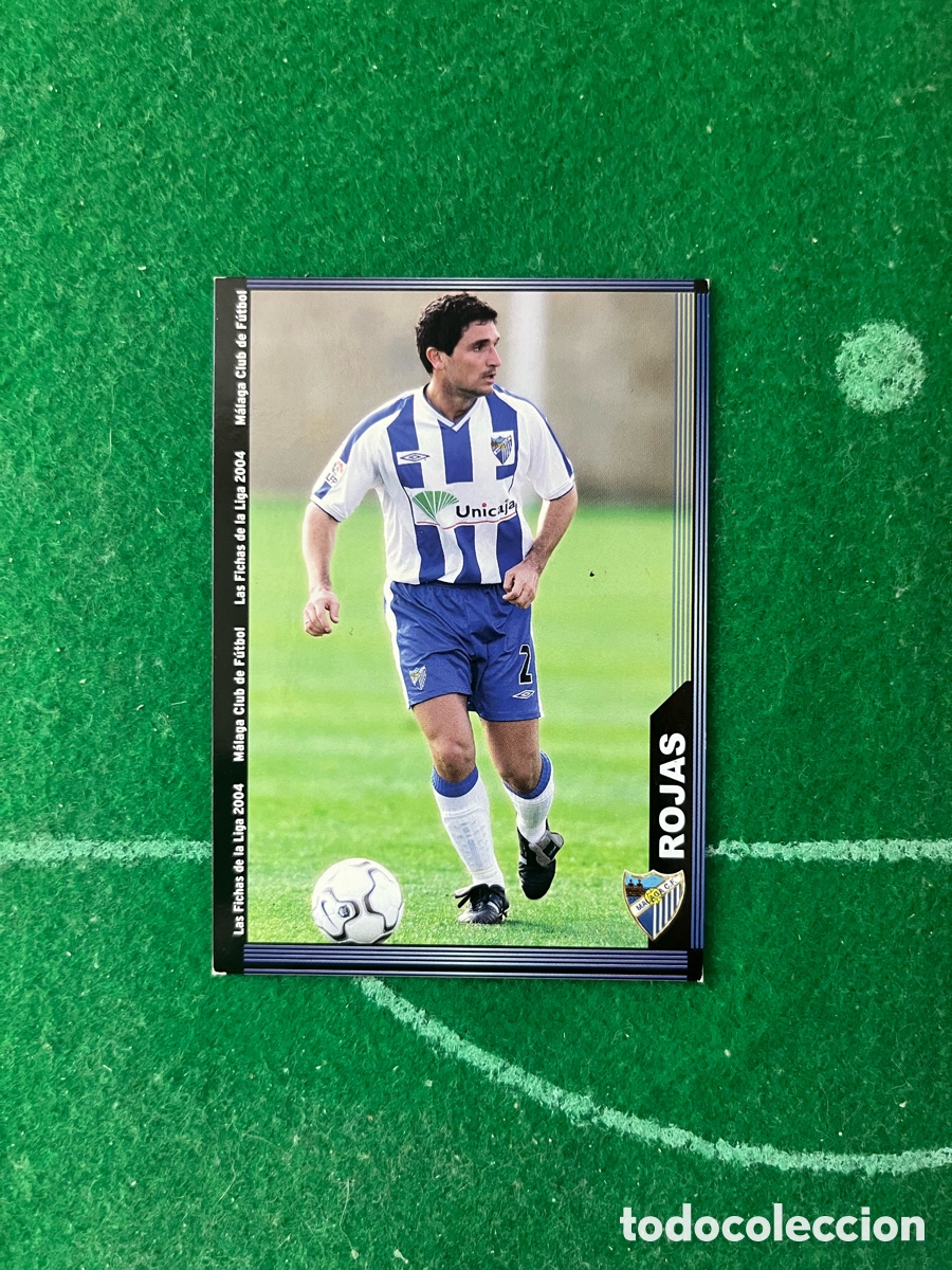 Fu&szlig;ball-Sticker: 343 ROJAS MALAGA LAS FICHAS DE LA LIGA 2003 2004 MUNDICROMO