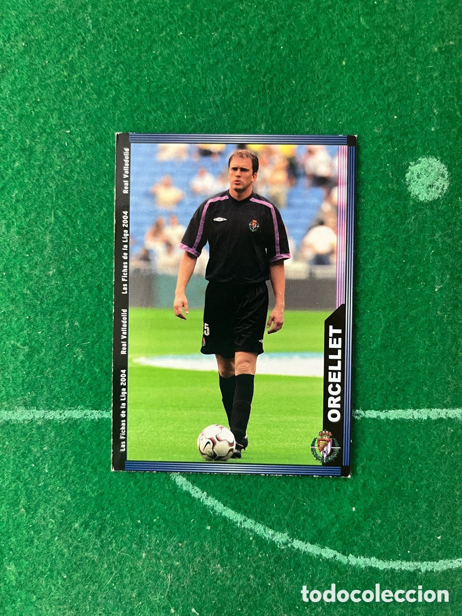 Cartes &agrave; collectionner de Football: 356 ORCELLET REAL VALLADOLID LAS FICHAS DE LA LIGA 2003 2004 MUNDICROMO