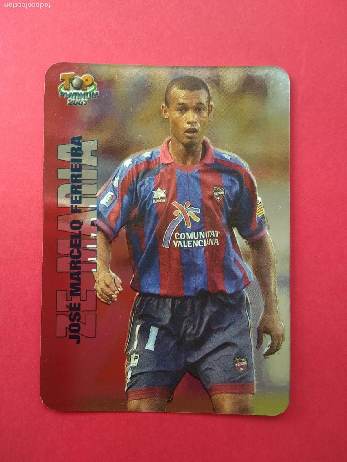 Figurine di Calcio: FICHAS LIGA 06 07 MUNDICROMO MC TOP PLATINUM 2006 2007 BRILLO LISO N&ordm; 684 ZE MARIA LEVANTE