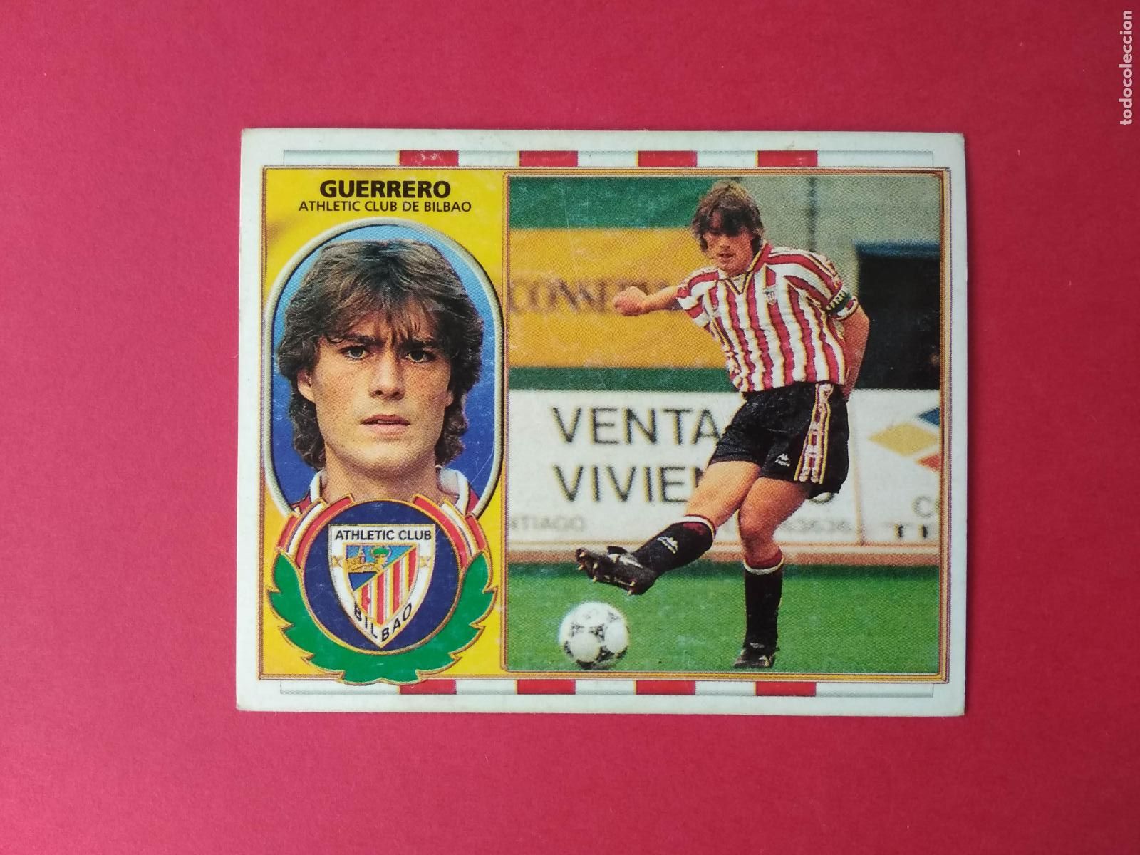 Figurine di Calcio: EDICIONES ESTE LIGA 96 97 1996 1997 CROMO NUNCA PEGADO ATHLETIC DE BILBAO , JULEN GUERRERO