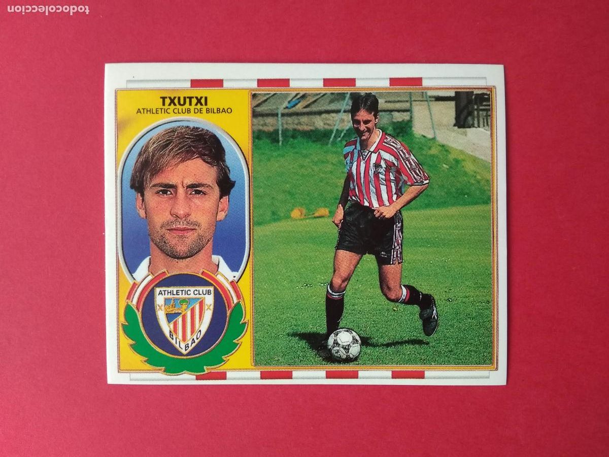 Figurine di Calcio: EDICIONES ESTE LIGA 96 97 1996 1997 CROMO NUNCA PEGADO ATHLETIC DE BILBAO , TXUTXI