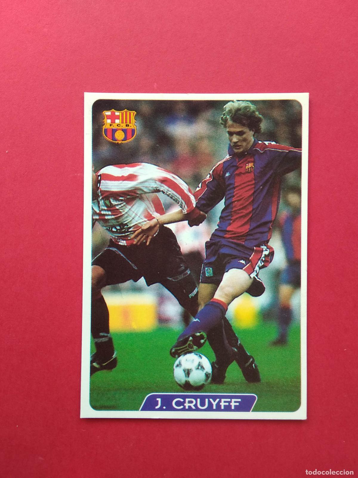 Figurine di Calcio: MUNDICROMO MC LAS FICHAS DE LA LIGA 95 96 1995 1996 CROMO N&ordm; 71 JORDI CRUYFF BARCELONA