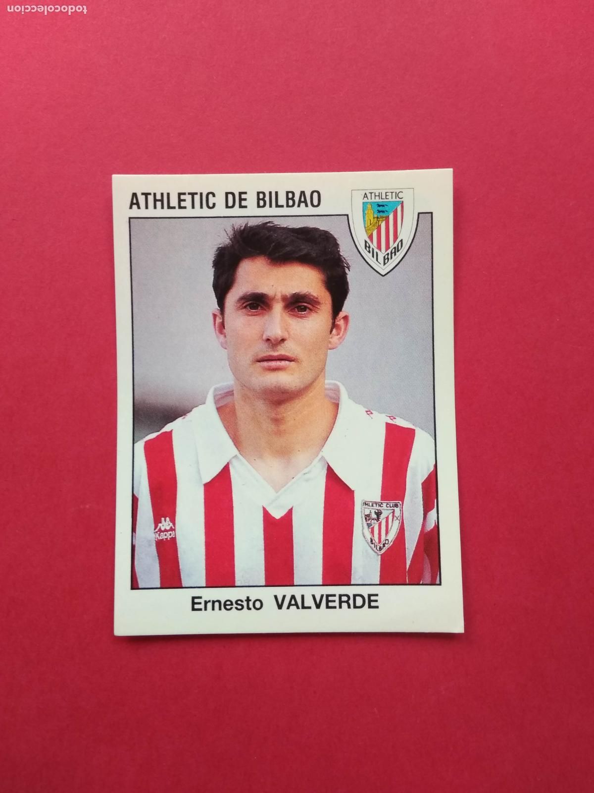 Figurine di Calcio: PANINI FUTBOL ESTRELLAS DE LA LIGA 93 94 1993 1994 NUNCA PEGADO ATHLETIC BILBAO N&ordm; 52 VALVERDE