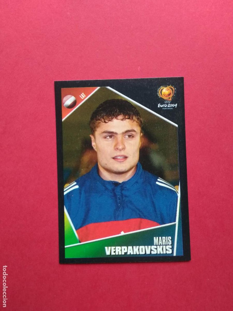 Cromos de Futebol: PANINI EURO 2004 PORTUGAL EUROCOPA 04 CROMO NUNCA PEGADO LETONIA N&ordm; 270 VERPAKOVSKIS