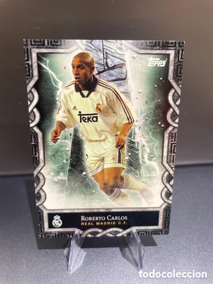 Fu&szlig;ball-Sticker: Roberto Carlos MO-1 Monolith Topps Fan Set Real Madrid 2024-25
