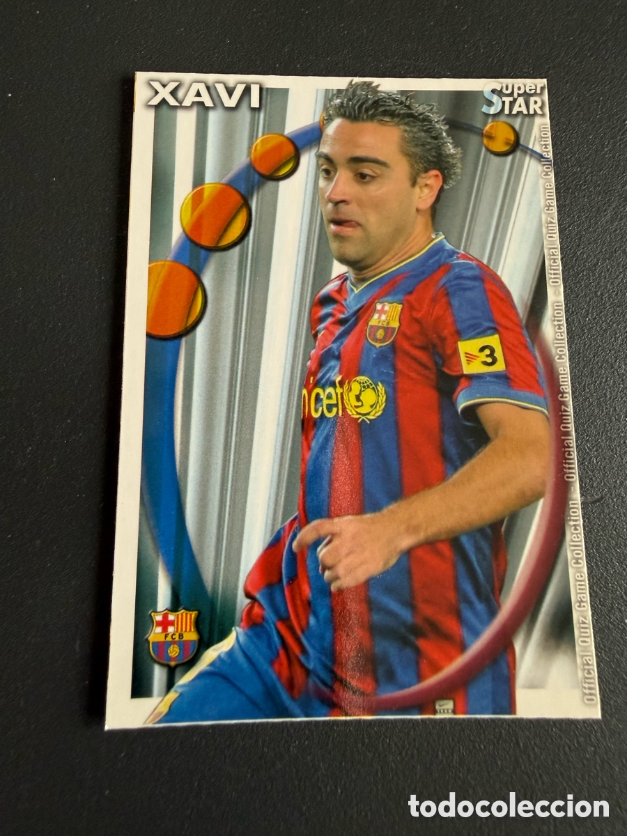 Football Stickers: MUNDICROMO 2011. 023. XAVI S&uacute;per STAR. Mate