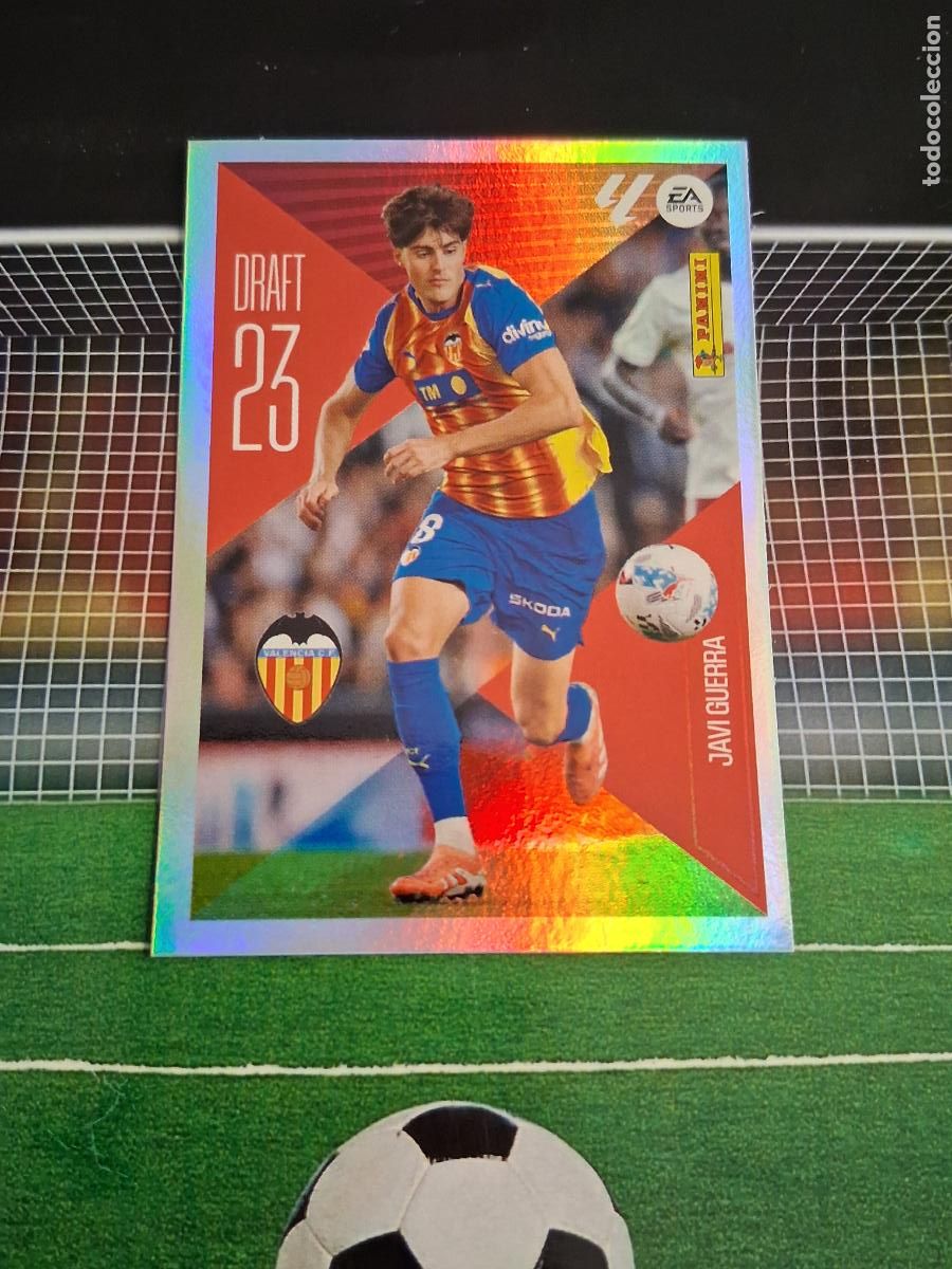 Football Stickers: 12 JAVI GUERRA VALENCIA DRAFT 23 LIGA FUTBOL EDICIONES ESTE PANINI 2026 2027 26 27