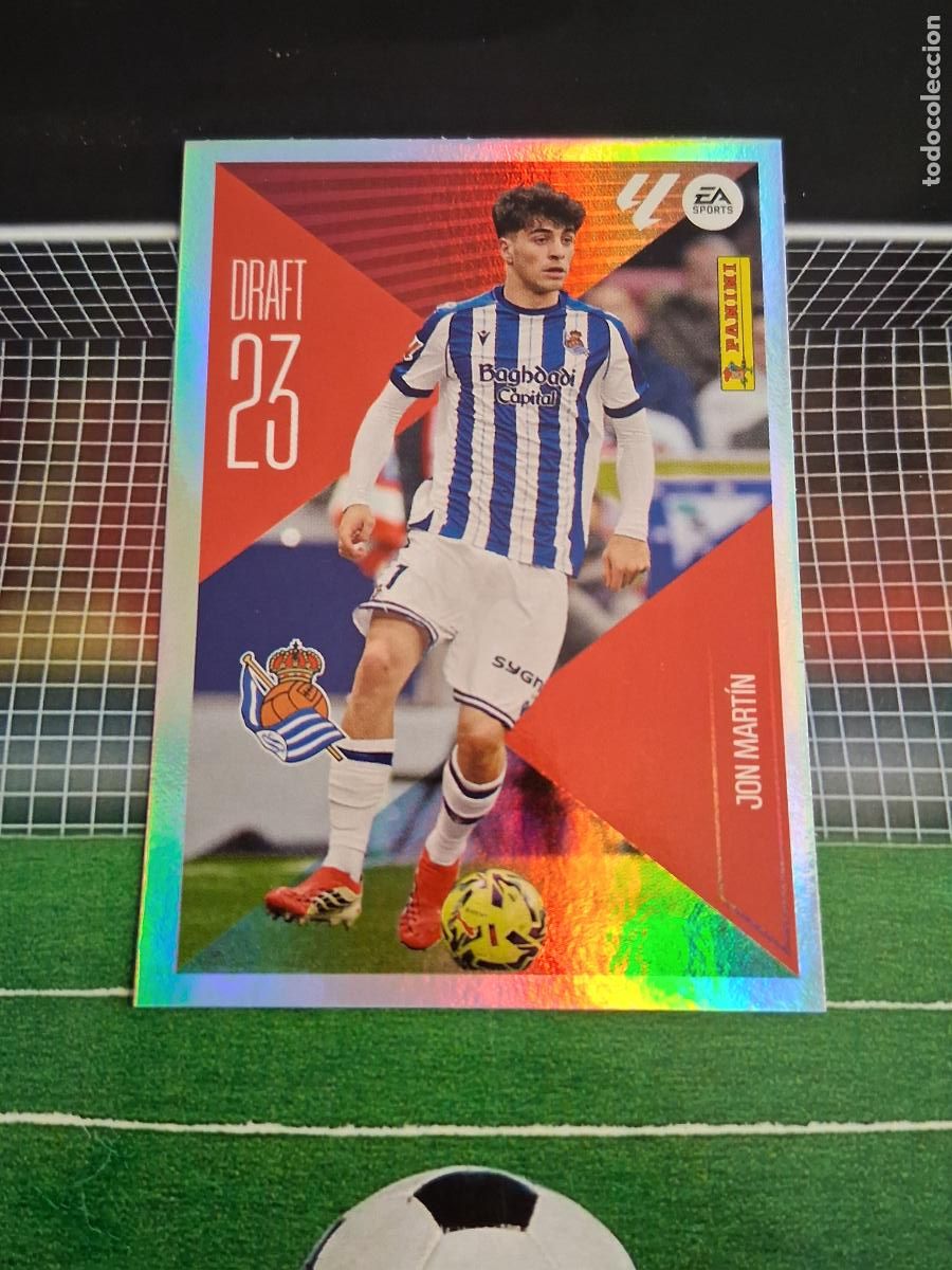 Fu&szlig;ball-Sticker: 13 JON MARTIN REAL SOCIEDAD DRAFT 23 LIGA FUTBOL EDICIONES ESTE PANINI 2026 2027 26 27