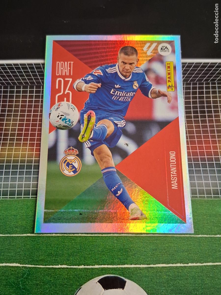 Fu&szlig;ball-Sticker: 16 MASTANTUONO REAL MADRID DRAFT 23 LIGA FUTBOL EDICIONES ESTE PANINI 2026 2027 26 27