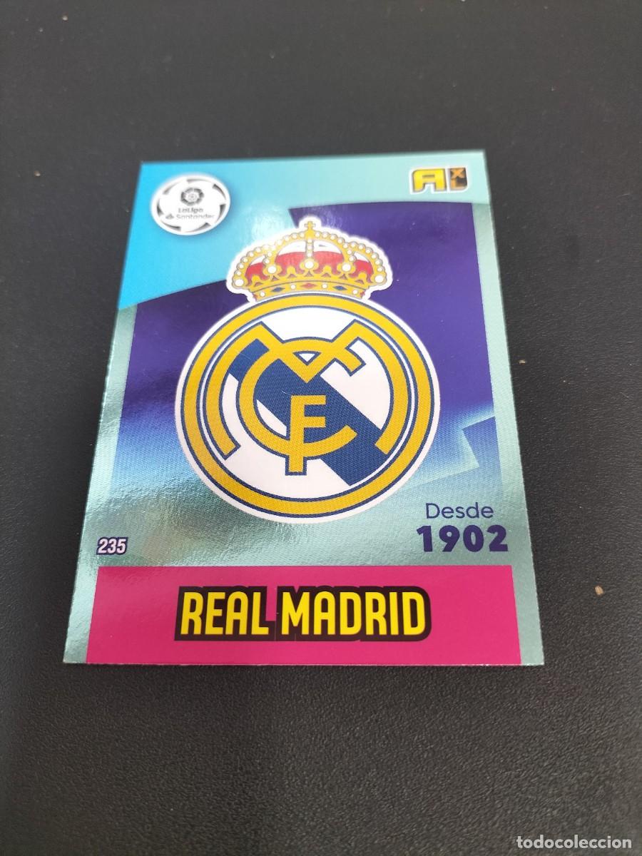 Fu&szlig;ball-Sticker: 1 CROMO FICHA PANINI ADRENALYN 2020-2021 20-21 REAL MADRID C.F 235 ESCUDO