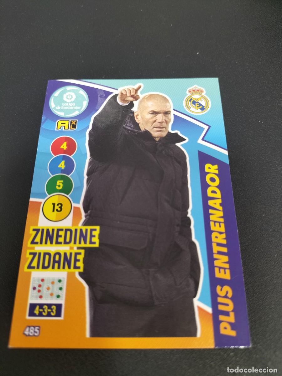 Fu&szlig;ball-Sticker: 1 CROMO FICHA PANINI ADRENALYN 2020-2021 20-21 REAL MADRID C.F 485 ZINEDINE ZIDANE