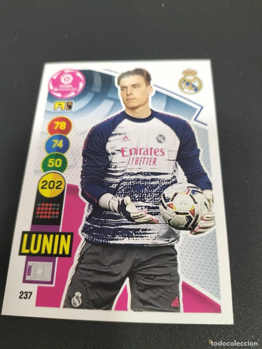 Fu&szlig;ball-Sticker: 1 CROMO FICHA PANINI ADRENALYN 2020-2021 20-21 REAL MADRID C.F 237 LUNIN