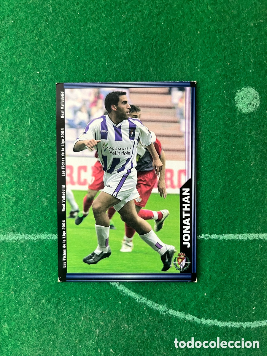 Cromos de f&uacute;tbol: 359 JONATHAN REAL VALLADOLID LAS FICHAS DE LA LIGA 2003 2004 MUNDICROMO