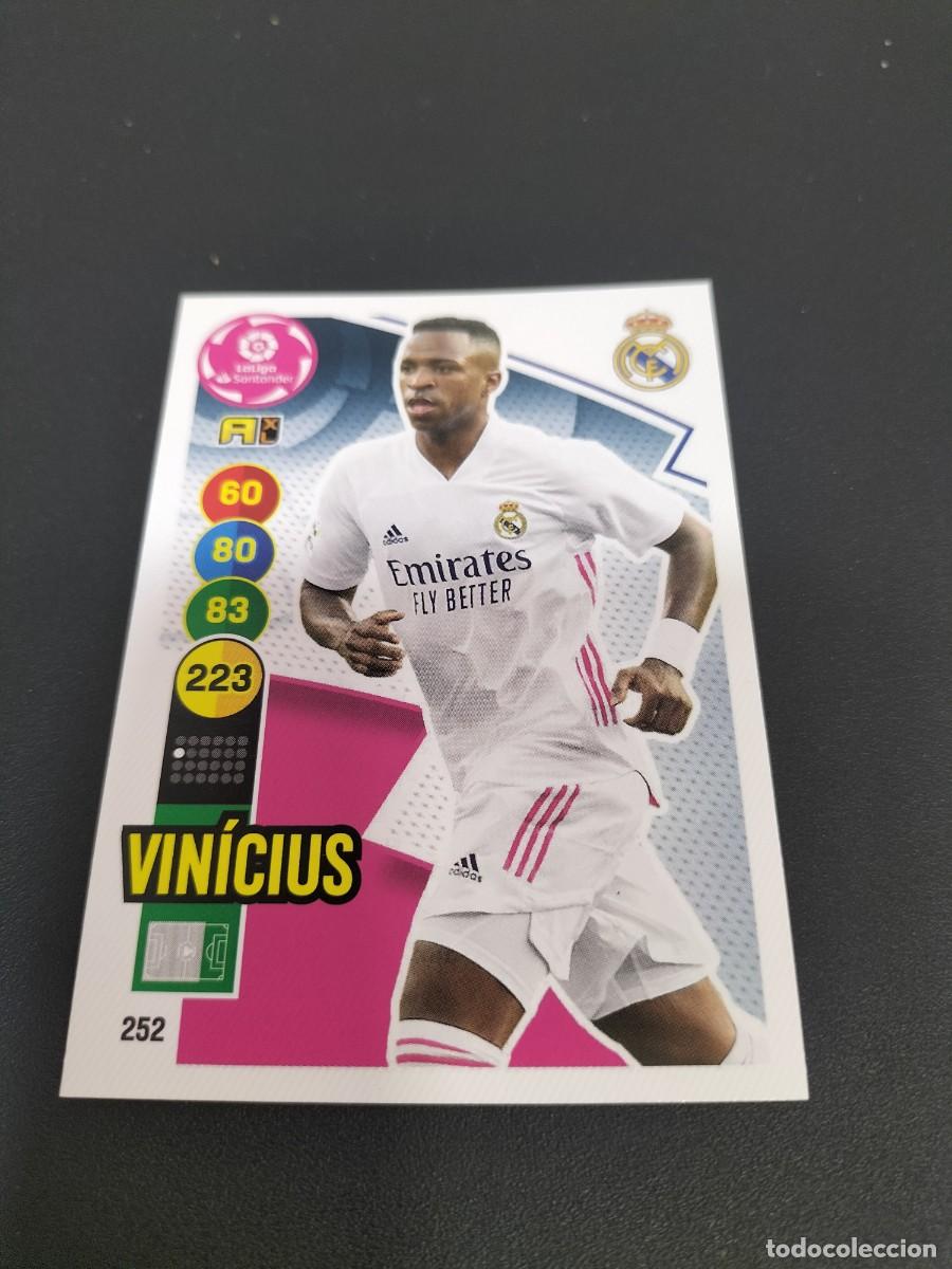 Fu&szlig;ball-Sticker: 1 CROMO FICHA PANINI ADRENALYN 2020-2021 20-21 REAL MADRID C.F 252 VINICIUS