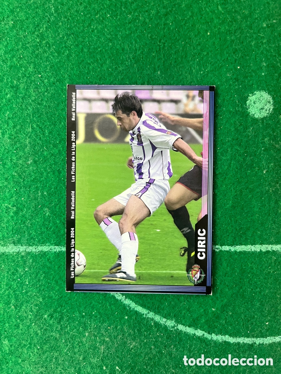 Figurine di Calcio: 371 CIRIC REAL VALLADOLID LAS FICHAS DE LA LIGA 2003 2004 MUNDICROMO