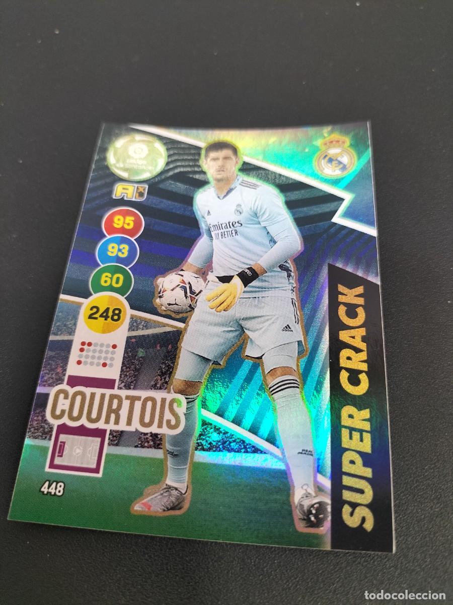 Figurine di Calcio: 1 CROMO FICHA PANINI ADRENALYN 2020-2021 20-21 REAL MADRID C.F 448 COURTOIS ( SUPER CRACK