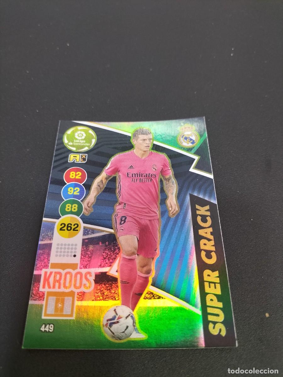 Figurine di Calcio: 1 CROMO FICHA PANINI ADRENALYN 2020-2021 20-21 REAL MADRID C.F 449 KROOS ( SUPER CRACK