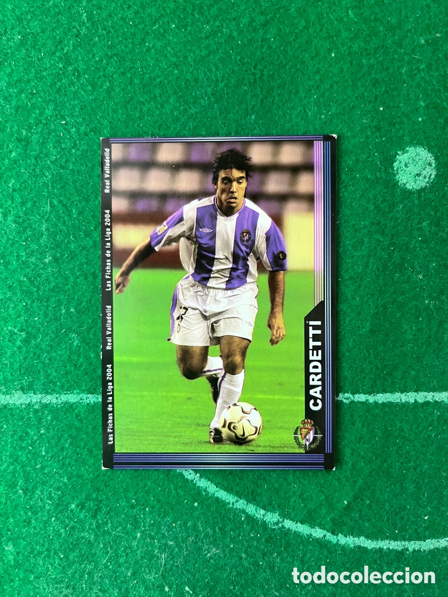 Figurine di Calcio: 374 CARDETTI REAL VALLADOLID LAS FICHAS DE LA LIGA 2003 2004 MUNDICROMO