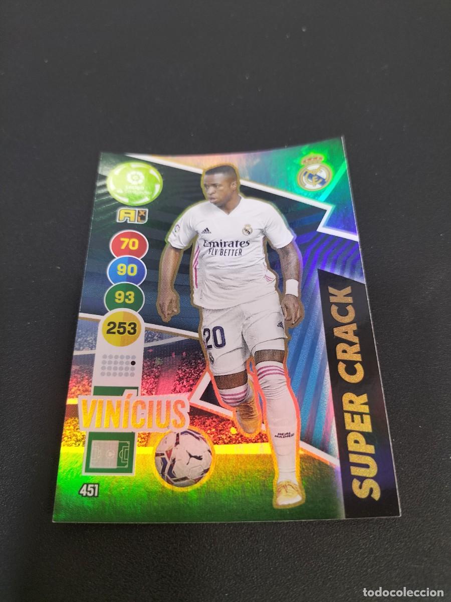 Figurine di Calcio: 1 CROMO FICHA PANINI ADRENALYN 2020-2021 20-21 REAL MADRID C.F 451 VINICIUS ( SUPER CRACK
