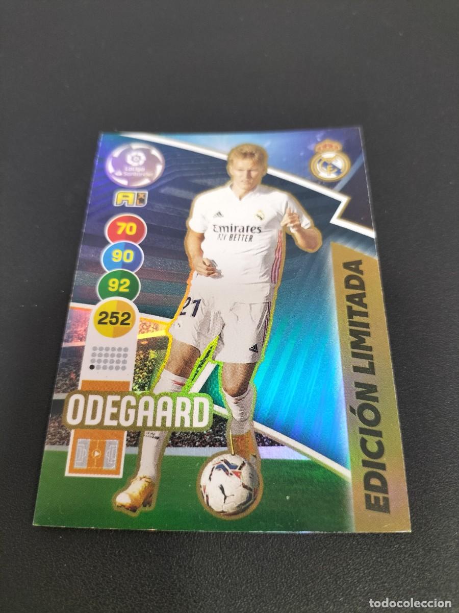 Cromos de f&uacute;tbol: 1 CROMO FICHA PANINI ADRENALYN 2020-2021 20-21 REAL MADRID C.F ODEGAARD ( EDICI&Oacute;N LIMITADA