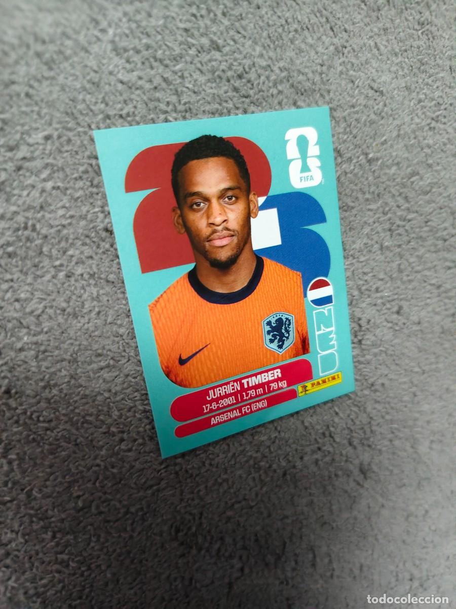 Cromos de f&uacute;tbol: NED 5 NED5 MUNDIAL 2026 PANINI JURRIEN TIMBER NETHERLANDS 26 WORLD CUP STICKER PANINI FIFA AAZ